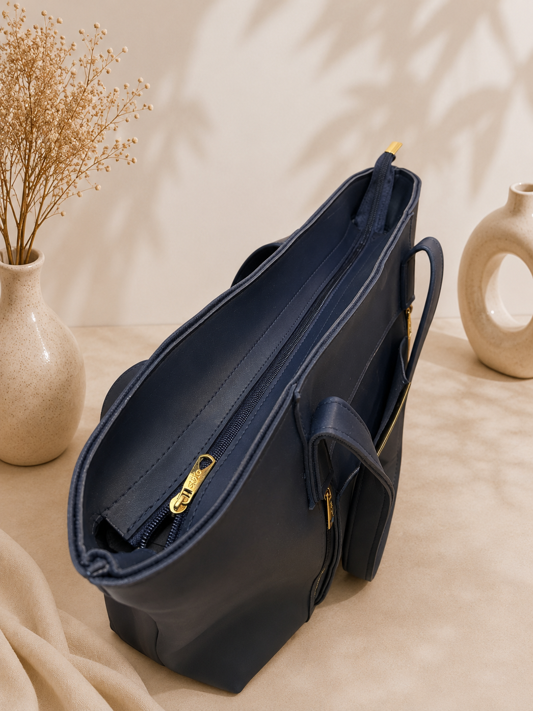 Navy Blue Premium Tote Bag