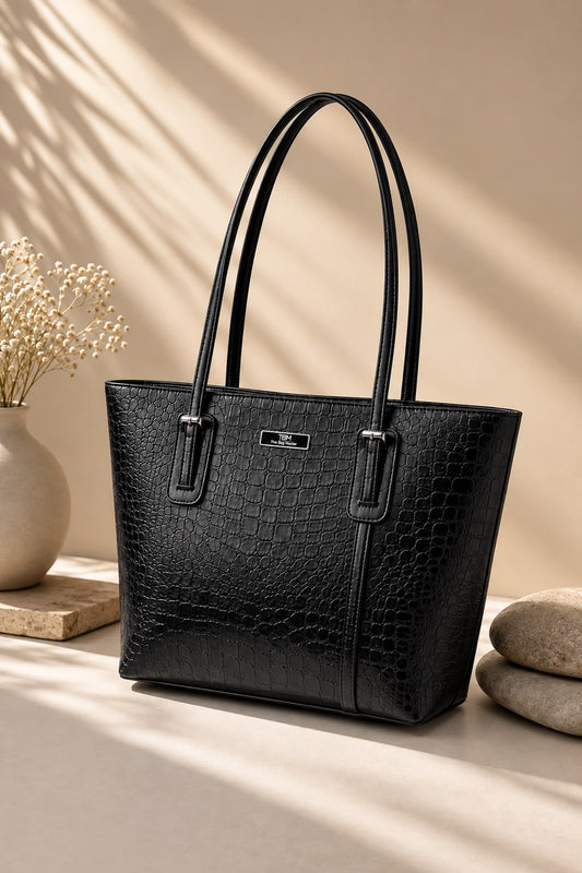 Crocodile Style Tote Bag