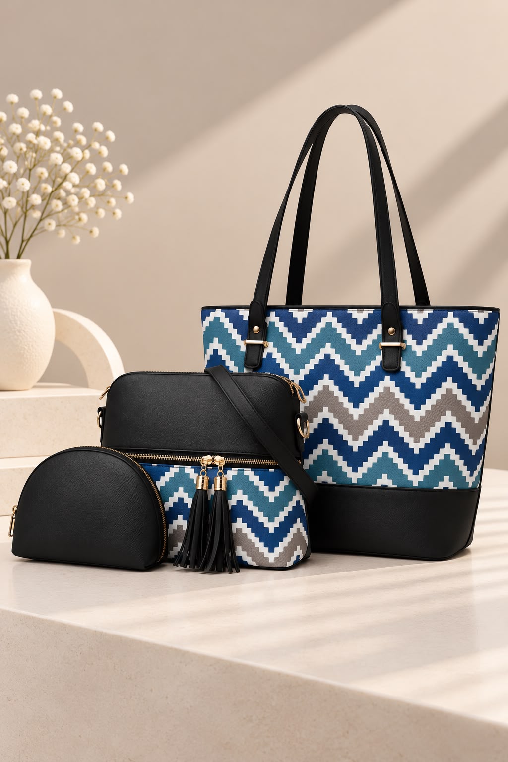 Premium 3 Piece Printed Bag