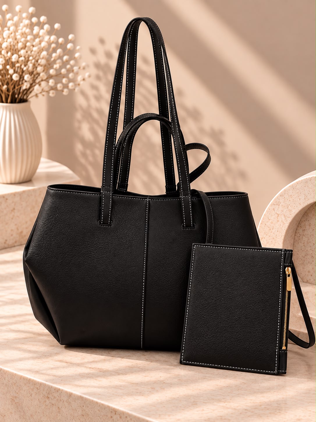 2-Piece Polene Tote Bag Set