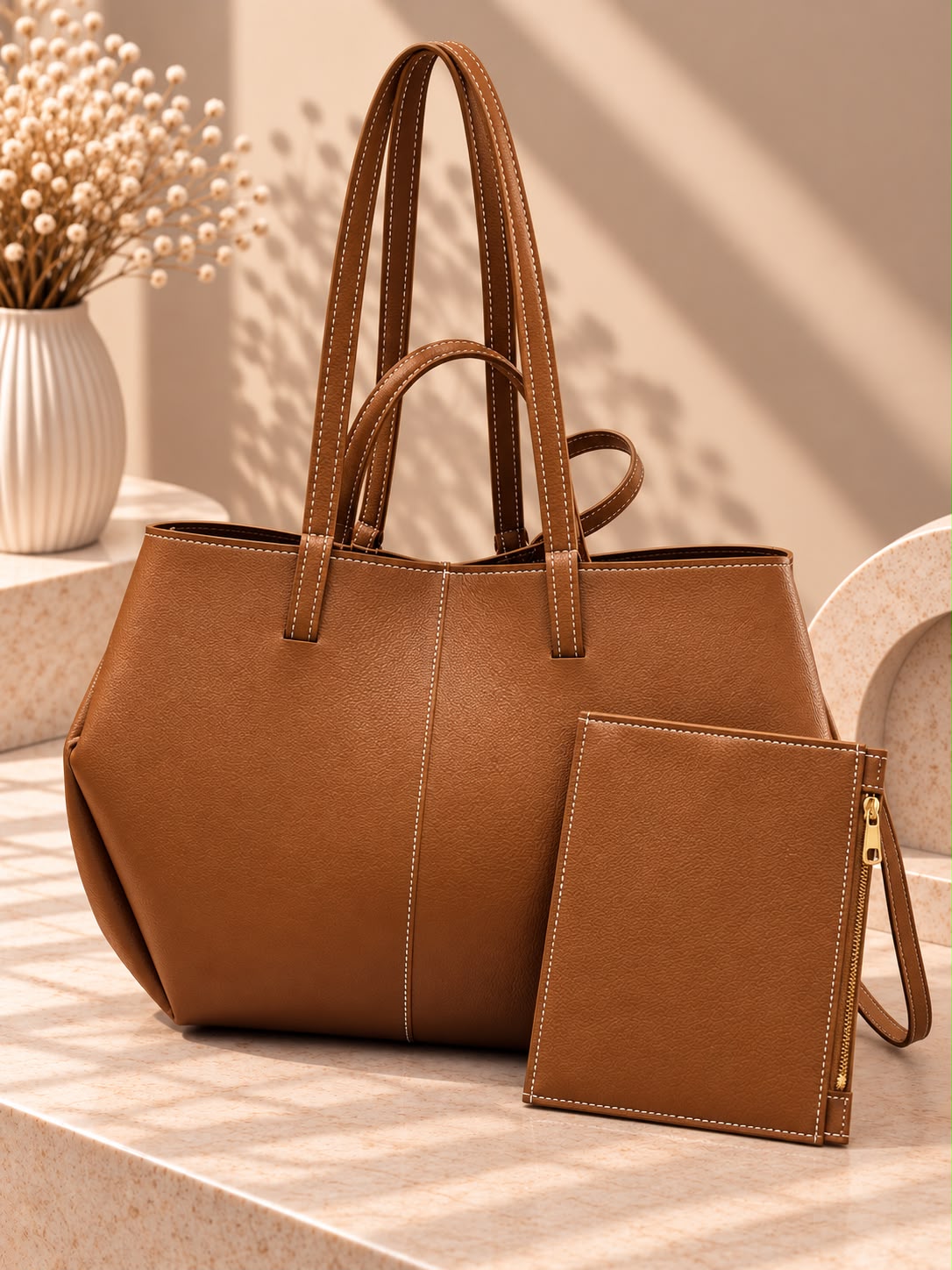 2-Piece Polene Tote Bag Set